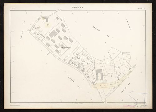 Section AI. Feuille renouvelée pour 1972.