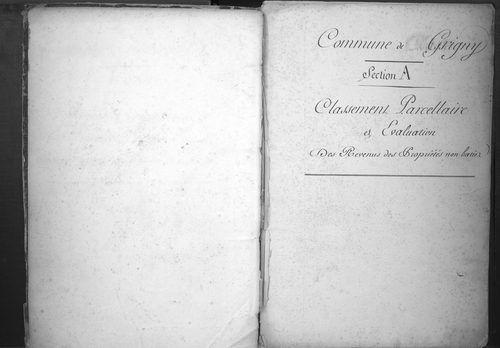 État de sections.