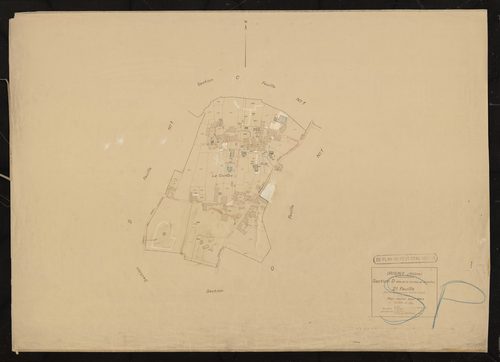 Section D dite de la Combe et Sellettes 2e feuille (Partie de l'ancienne feuille unique). Plan révisé pour 1944.