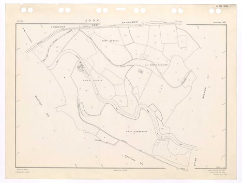 Section AN. Feuille renouvelée pour 1967. Edition à jour pour 1983.