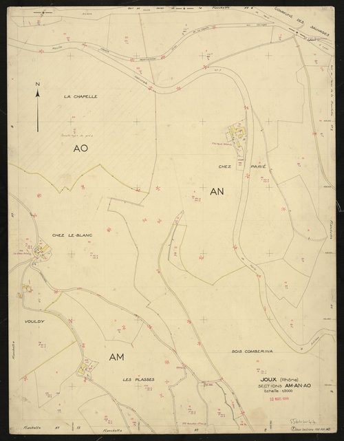 Sections AM, AN, AO : planchette n°7.