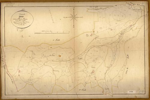 Section C dite des Favasses, feuille n°1 (parcelles 137-339).