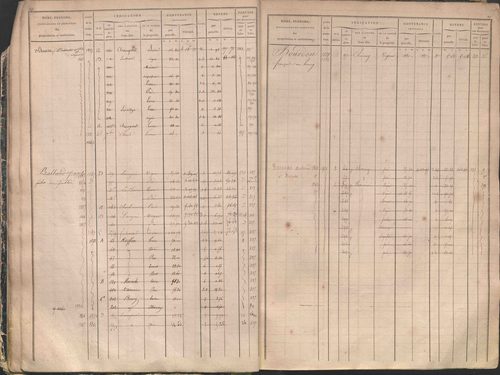 État de sections et matrice des propriétés foncières.