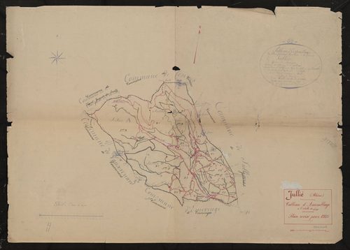 Tableau d'assemblage (TA). Plan révisé pour 1935.