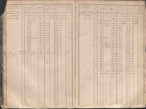 État de sections et matrice des propriétés foncières.