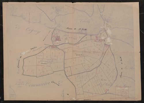 Section B 4e feuille (partie de l'ancienne feuille unique). Plan révisé pour 1933.