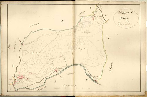 Section I dite du Bourg, feuille unique.
