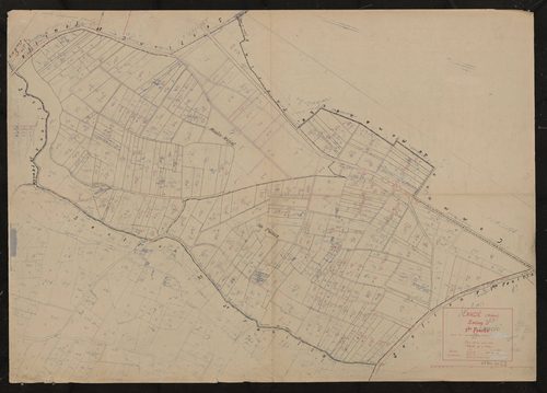 Section D 1ère feuille (partie de l'ancienne feuille unique). Plan révisé pour 1935.