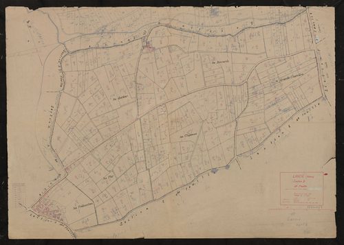 Section D 2e feuille (partie de l'ancienne feuille unique). Plan révisé pour 1935.