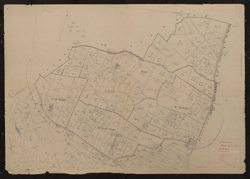 Section B dite de Buyat 2ère feuille (partie de l'ancienne feuille unique). Plan révisé pour 1935.