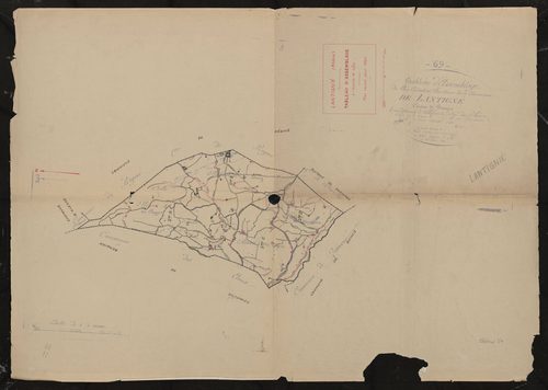Tableau d'assemblage (TA). Plan révisé pour 1934.