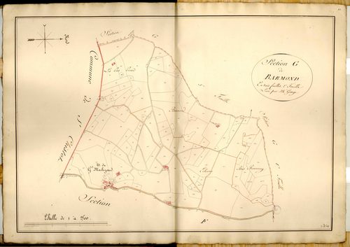 Section G dite de Barmond, feuille n°2.