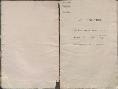 État de sections.