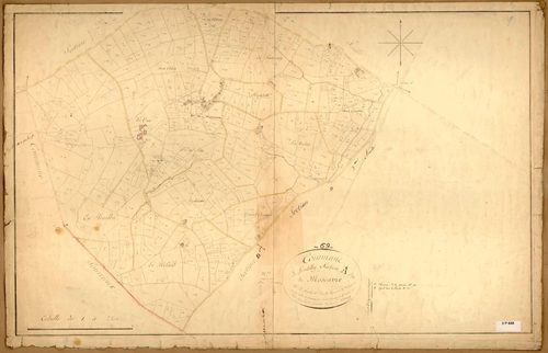 Section A dite de Mosoeuvre, feuille n°1 (parcelles 1-528).
