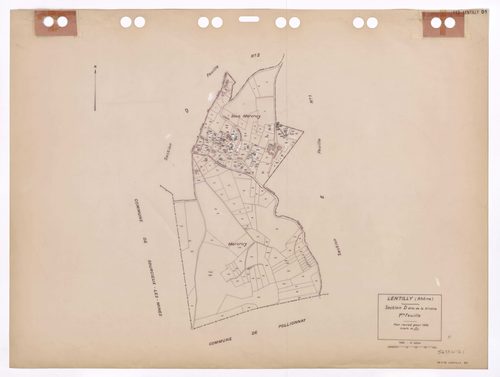 Section D dite de la Rivoire feuille n°1. Plan révisé pour 1936. 3e édition à jour pour 1980.