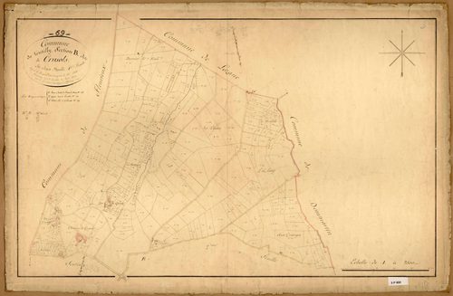 Section B dite de Crusols, feuille n°1 (parcelles 1-348).
