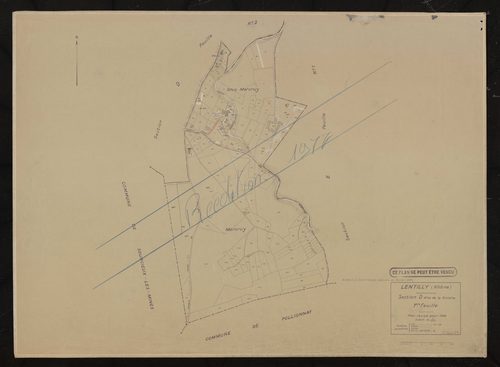 Section D dite de la Rivoire 1ère feuille. Plan cadastral révisé pour 1936. Réédition pour 1977.