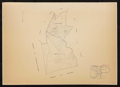 Section D dite de la Rivoire 1ère feuille. Plan cadastral révisé pour 1936. 2e édition à jour pour 1977.