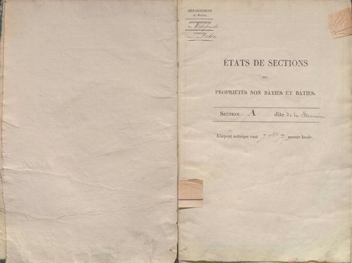 État de sections.