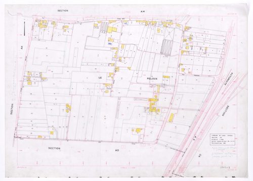 Section AN. Plan remanié pour 1988.