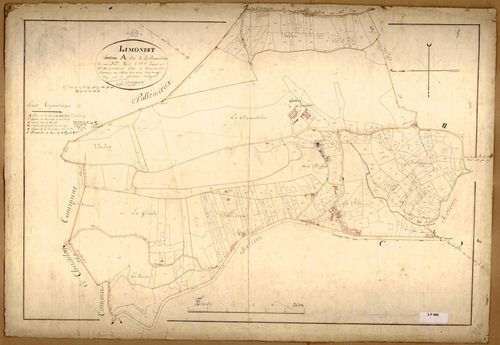 Section A dite de la Barrollière, feuille unique (parcelles 1-353).