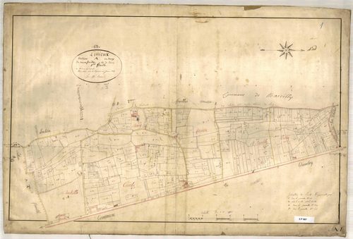Section A dite du Bourg, feuille n°1 (parcelles 1-277).