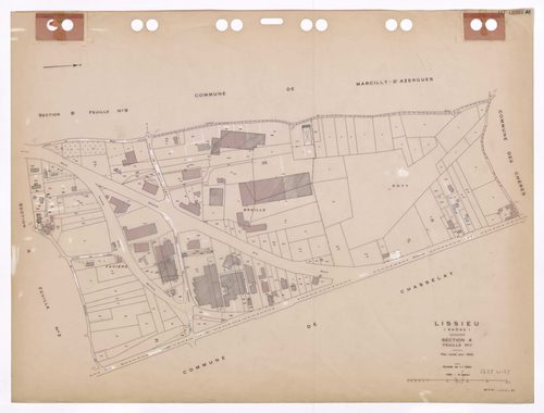 Section A feuille n°1. Plan révisé pour 1932. 4e édition à jour pour 1980.