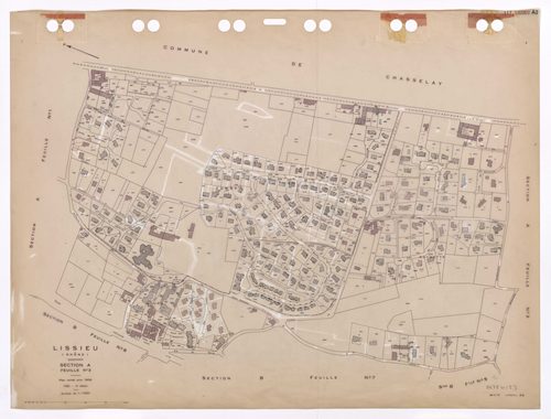 Section A feuille n°2. Plan révisé pour 1932. 4e édition à jour pour 1980.