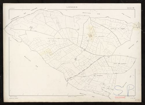 Section AE. Feuille renouvelée pour 1961.