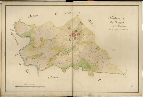 Section C dite de Trèves, feuille n°2 : section attribuée à Trèves en 1849.