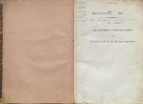 État de sections.