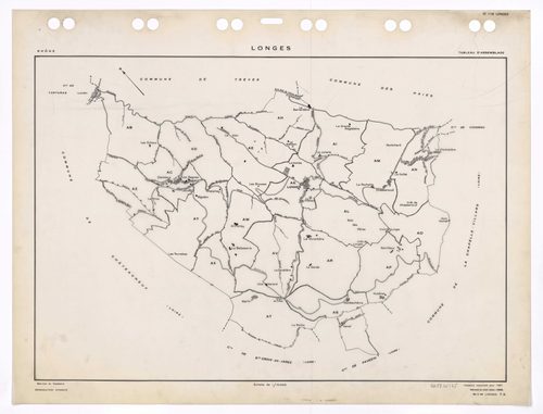 Tableau d'assemblage (TA). Cadastre renouvelé pour 1961. Edition à jour pour 1985.