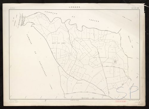 Section AB. Feuille renouvelée pour 1961.