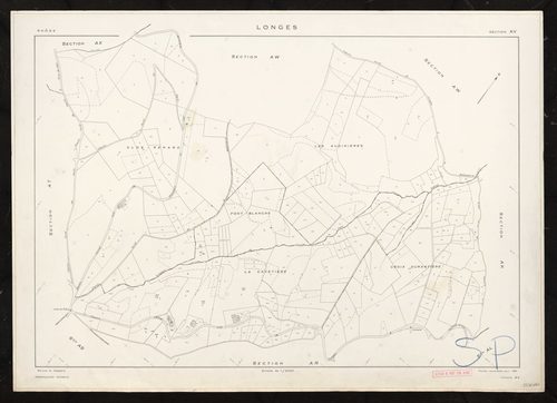 Section AV. Feuille renouvelée pour 1961.