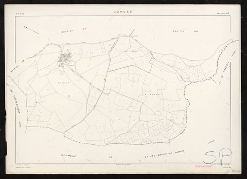 Section AT. Feuille renouvelée pour 1961.
