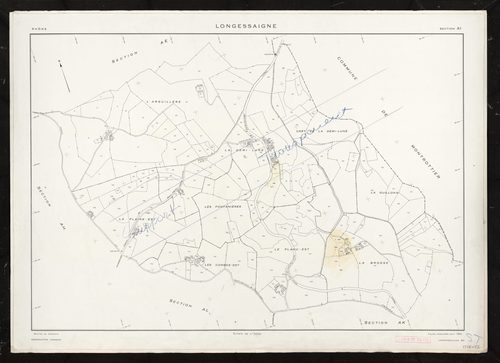 Section AI. Feuille renouvellée pour 1964.