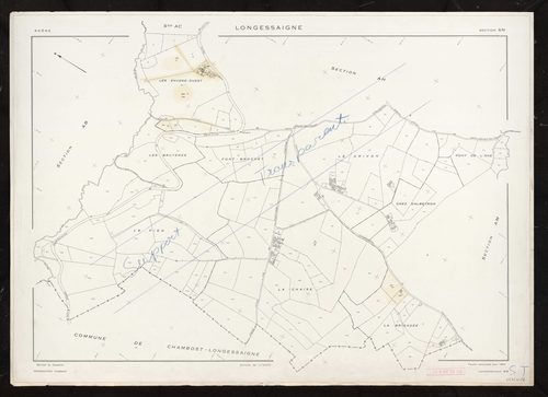 Section AN. Feuille renouvellée pour 1964.