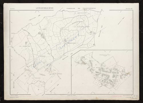 Section AC. Feuille renouvellée pour 1964.
