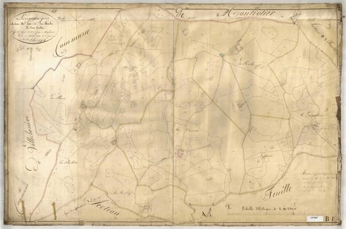 Section B dite de la Roche, feuille n°1 (parcelles 1-232).
