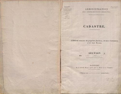 État de sections.