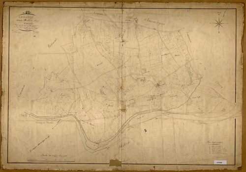 Section A dite du Bourg, feuille unique (parcelles 1-630).