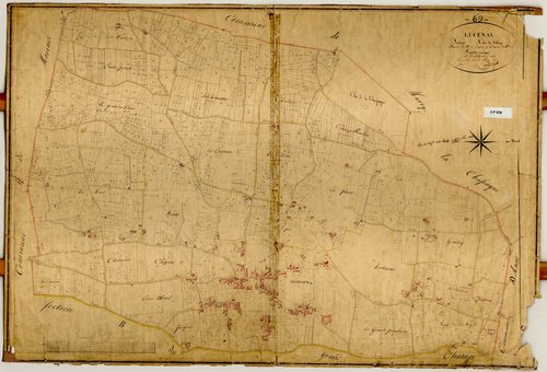 Section A dite du Village, feuille unique (parcelles 1-1413).