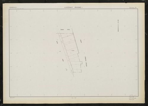 Section ZA. Plan établi en 1989.