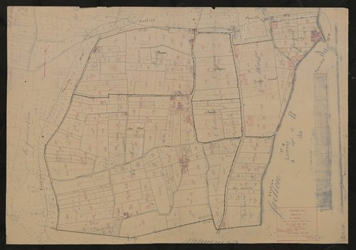 Section A 4e feuille (partie de l'ancienne feuille unique). Plan révisé pour 1934.