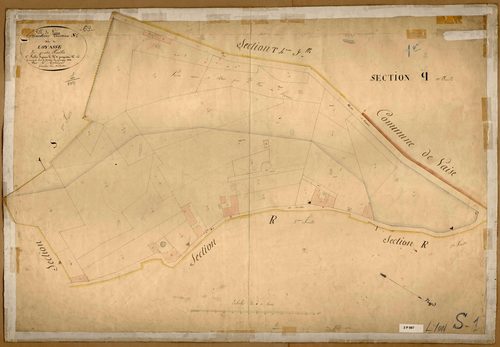 Section S dite de Loyasse, feuille n°1 (parcelles 1-46).