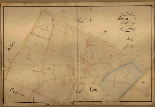 Section X dite de Saint-Irénée, feuille n°1.