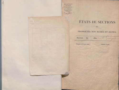 Section M dite de Saint-Georges, section N dite de la Métropole, section O dite de l'Antiquaille, section P dite du Palais de Justice, section Q dite de Fourvière, section R dite de Pierre-Scize.
