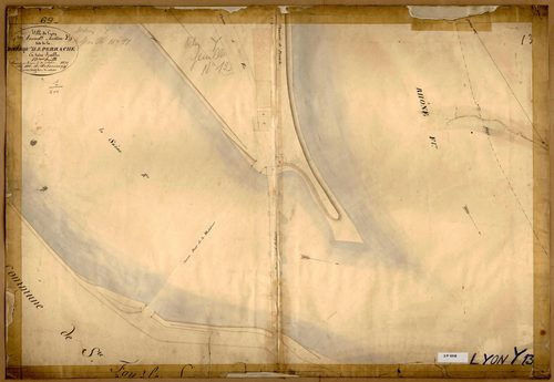 Section Y dite de la presqu'ile Perrache, feuille n°13.