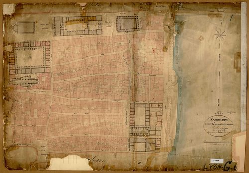 Section G dite de l'Hotel de Ville, feuille unique (parcelles 1-492).