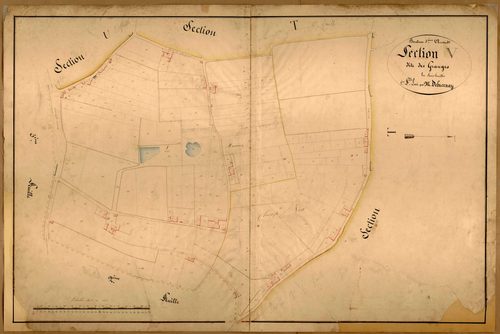 Section V dite des Granges, feuille n°1.